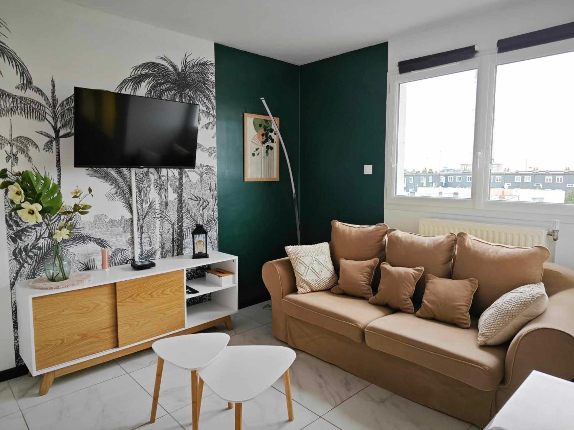 Calais Plage-Gare Appartement Elegant Tout Equipe エクステリア 写真